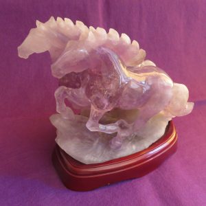 Amethyst Horses – Hand Carved